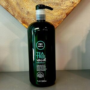 Paul Mitchell Tea Tree special shampoo. Invigorating cleanser
